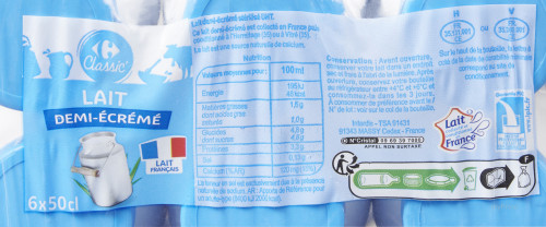 6X50CL BTE LT PLAINE 1/2 CRF C