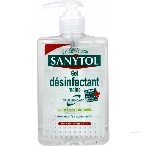 250ML GEL DESINF.MAINS SANYTOL