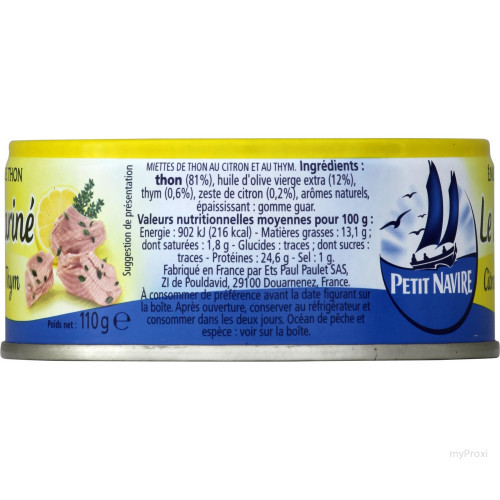 110G THON CITRON THYM PN