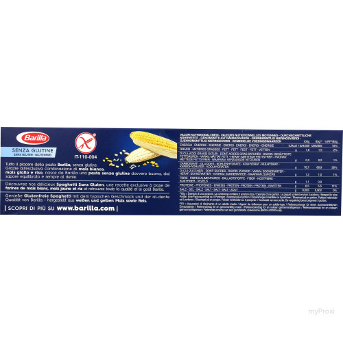 400G SPAGHETTI S/GLUT.BARILLA