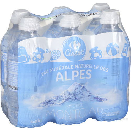 PET 6X33CL EAU ALPES CRF CLASS