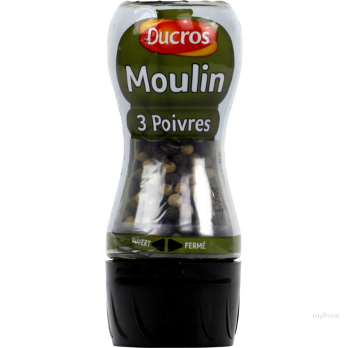 34G MOULIN 3 POIVRES DUCROS