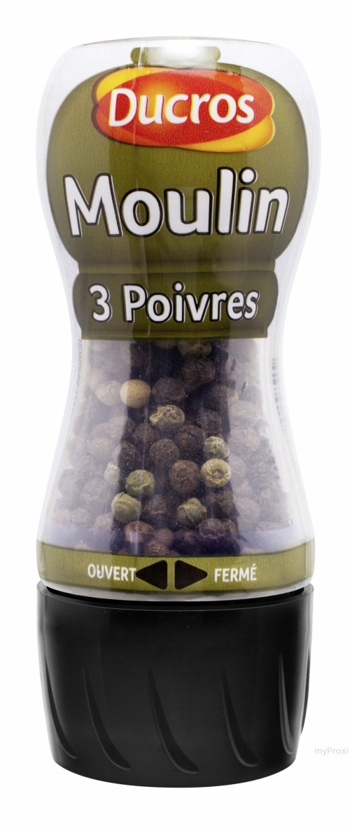 34G MOULIN 3 POIVRES DUCROS