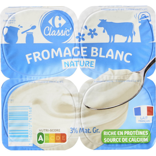 4X100G FROM FRAIS NAT 3% CRF C