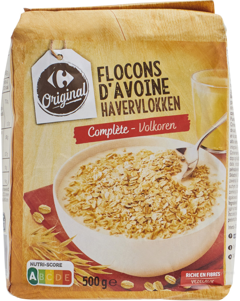 Flocons D'Avoine Bio - 500 G - Idéal Petit-déjeuner Ou Cuisine