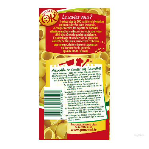 CEL 500G COUDES RAYES PANZANI