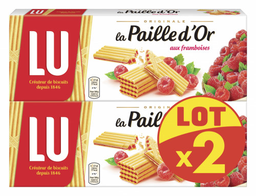 2X170G PAILLE D'OR FRAMB. LU