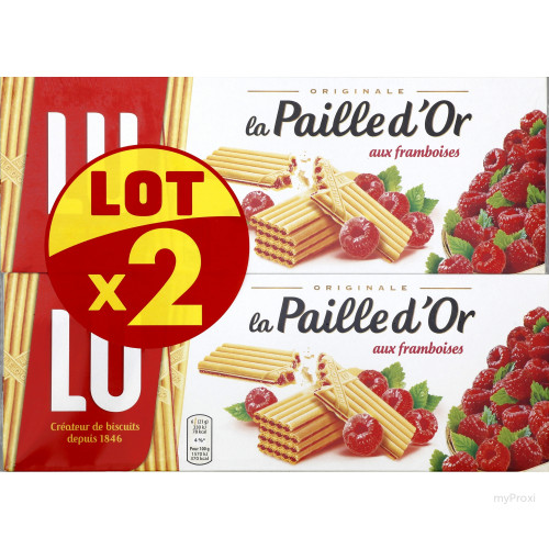 2X170G PAILLE D'OR FRAMB. LU