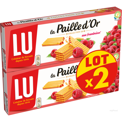 2X170G PAILLE D'OR FRAMB. LU