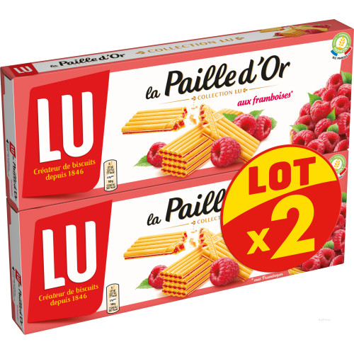 2X170G PAILLE D'OR FRAMB. LU