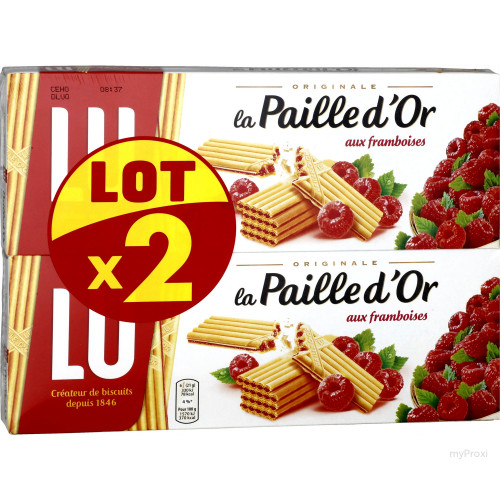 2X170G PAILLE D'OR FRAMB. LU