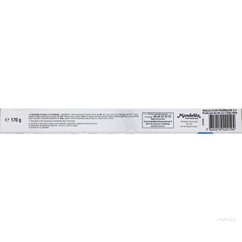 2X170G PAILLE D'OR FRAMB. LU