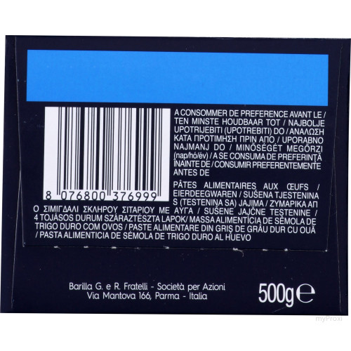 500G LASAGNE BARILLA