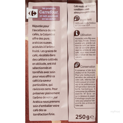 250G CAFE ARAB.COLOMB.MLU CRF