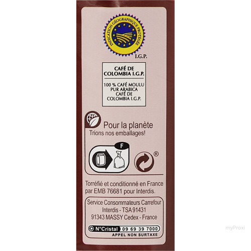 250G CAFE ARAB.COLOMB.MLU CRF