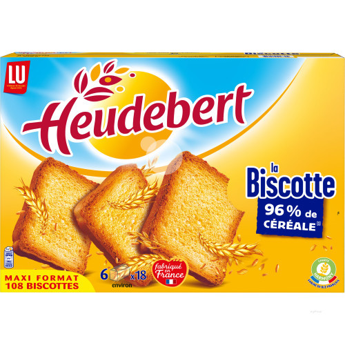875G 108 BISCOTTES HEUDEBERT