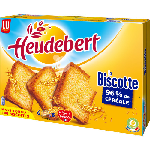 875G 108 BISCOTTES HEUDEBERT