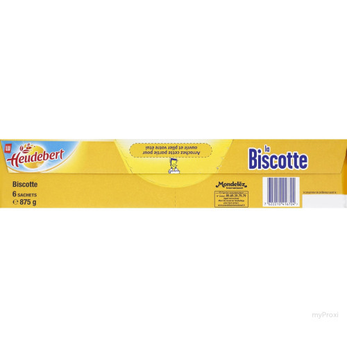 875G 108 BISCOTTES HEUDEBERT