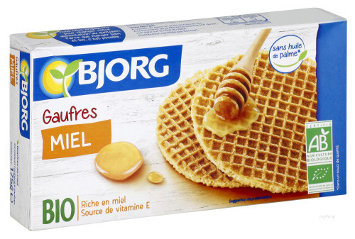 175G GAUFRE MIEL BIO BJORG