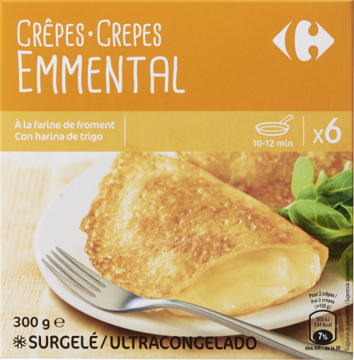 6X50G CREPES FROMAGE CRF CLASS