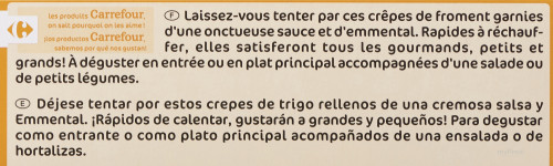 6X50G CREPES FROMAGE CRF CLASS