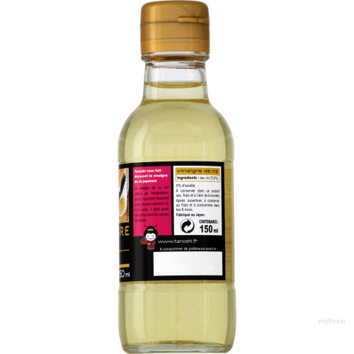 TANOSHI VINAIGRE DE RIZ 15CL