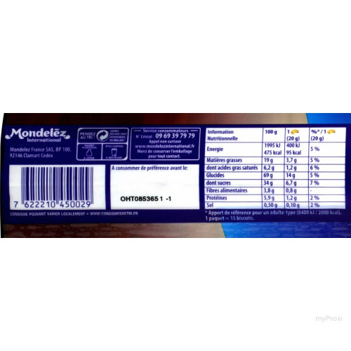 300G PRINCE LAIT CHOCOLAT