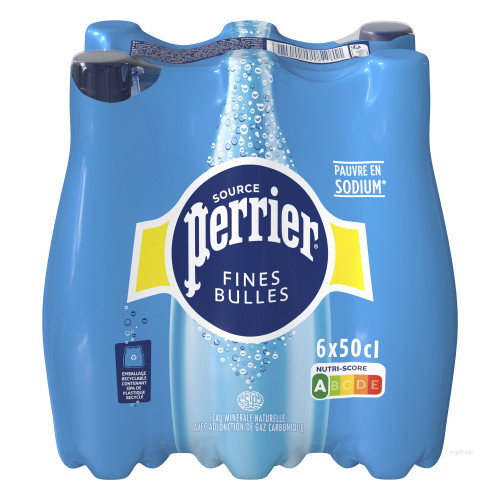 PET 6X50CL PERRIER F. BULLES
