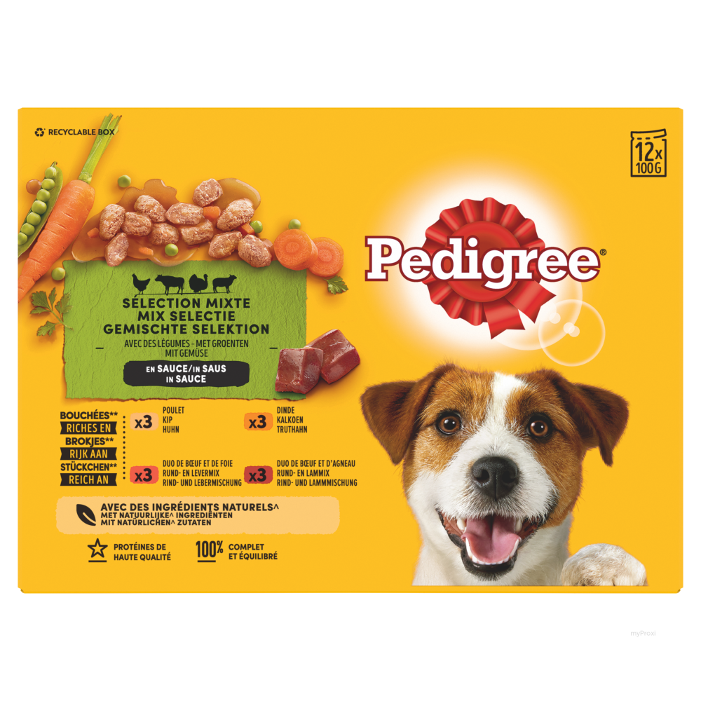 12X100G SF EN SAUCE PEDIGREE