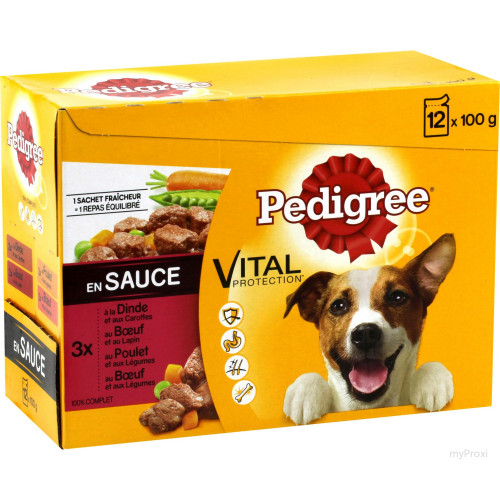 12X100G SF EN SAUCE PEDIGREE