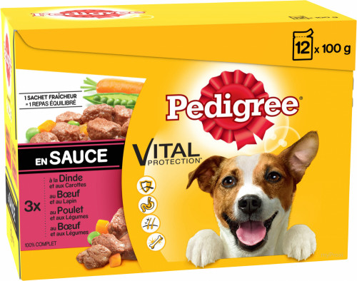 12X100G SF EN SAUCE PEDIGREE
