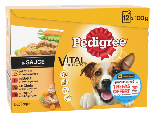 12X100G SF EN SAUCE PEDIGREE