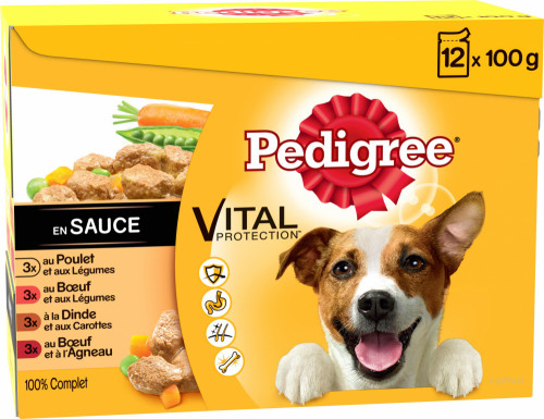 12X100G SF EN SAUCE PEDIGREE