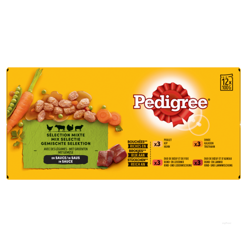 12X100G SF EN SAUCE PEDIGREE