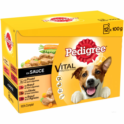 12X100G SF EN SAUCE PEDIGREE