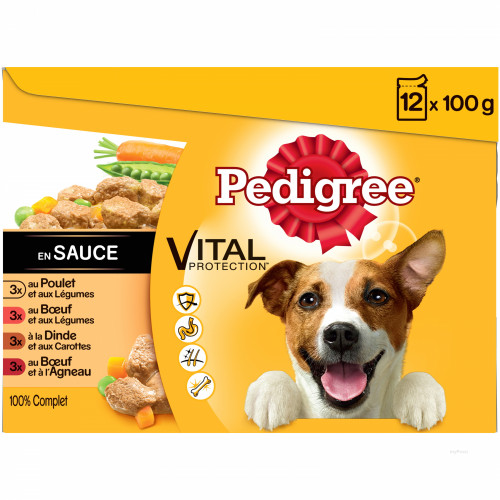 12X100G SF EN SAUCE PEDIGREE