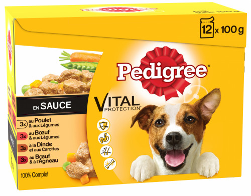 12X100G SF EN SAUCE PEDIGREE