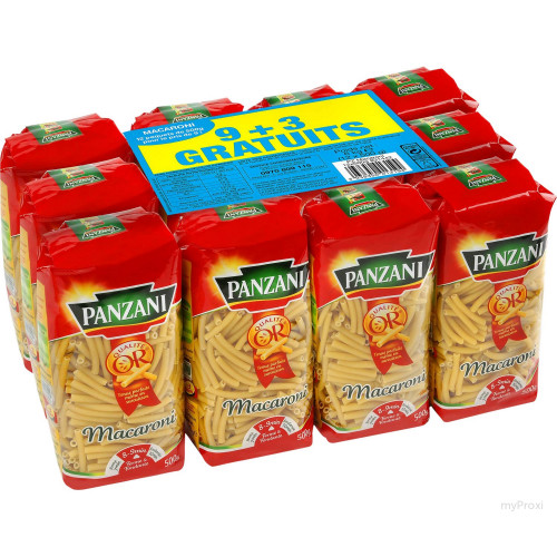 9X500G+3OFF MACARONI PANZANI