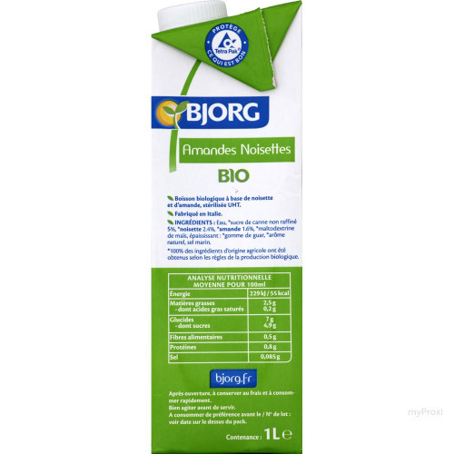 1L AMANDES NOISETTES BJORG