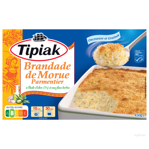 450G BRANDADE MORUE TIPIAK