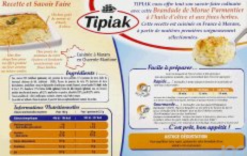 450G BRANDADE MORUE TIPIAK