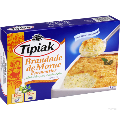 450G BRANDADE MORUE TIPIAK