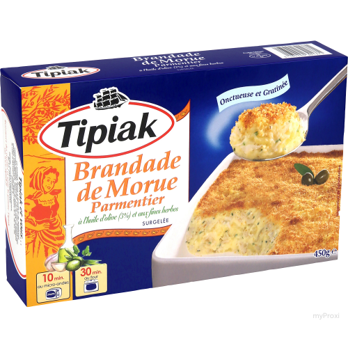 450G BRANDADE MORUE TIPIAK