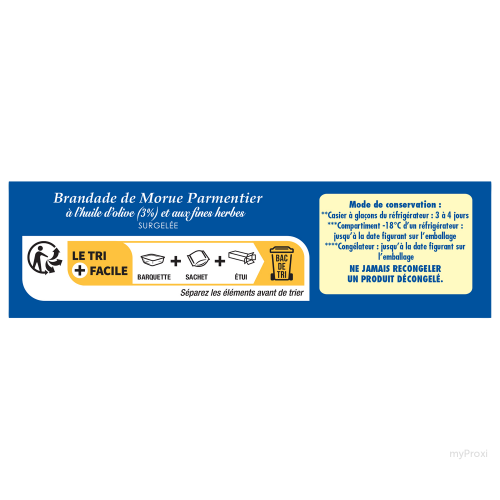 450G BRANDADE MORUE TIPIAK