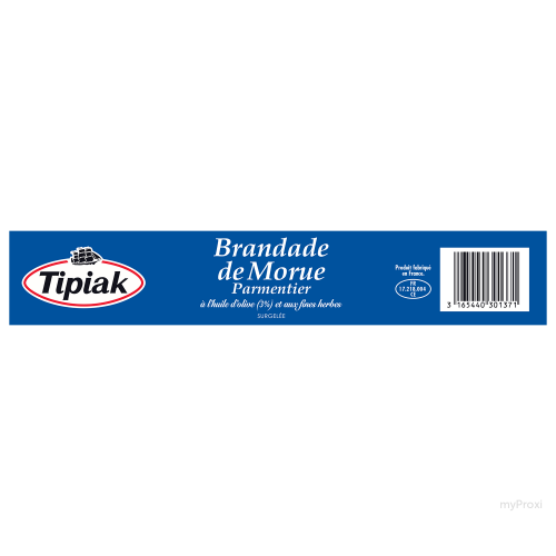 450G BRANDADE MORUE TIPIAK