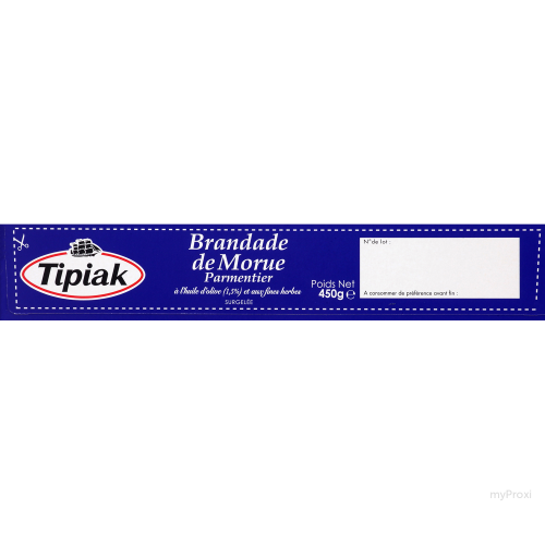 450G BRANDADE MORUE TIPIAK