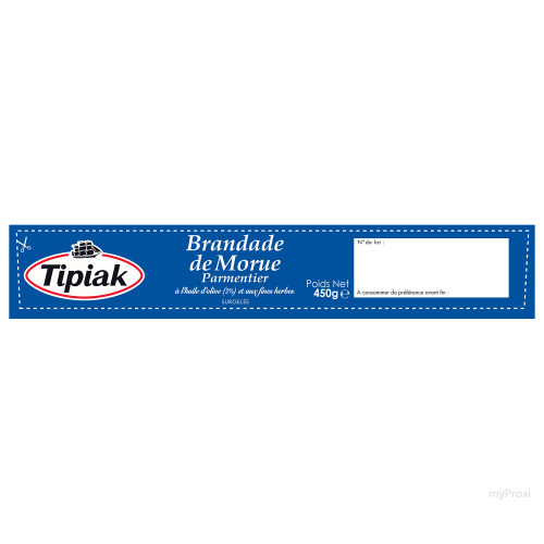 450G BRANDADE MORUE TIPIAK