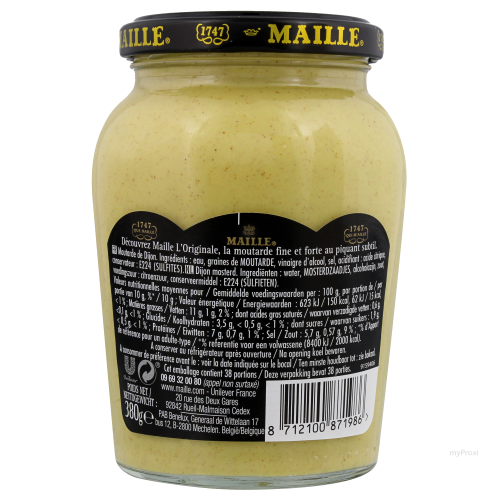 380G MOUTARDE ORIGINALE MAILLE