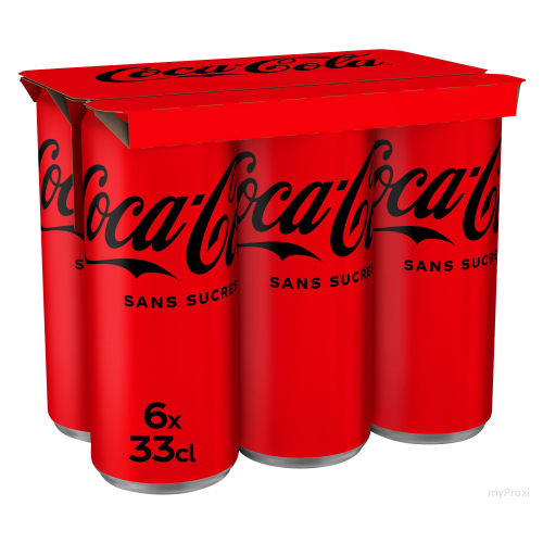 BTE 6X33CL COCA COLA ZERO