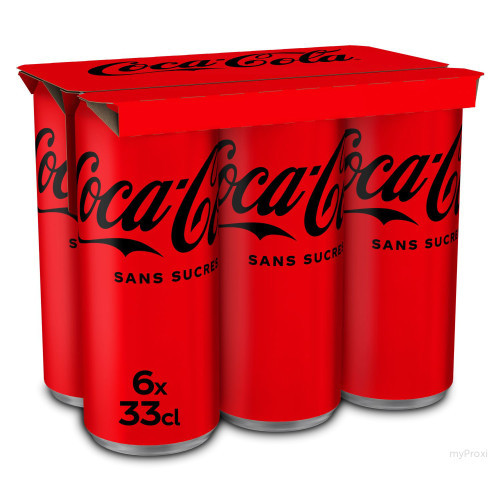BTE 6X33CL COCA COLA ZERO